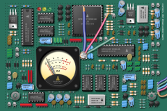 Circuit Green Landscape Analog